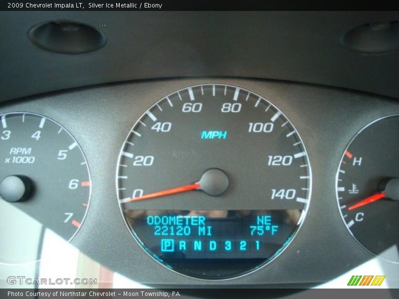 Silver Ice Metallic / Ebony 2009 Chevrolet Impala LT