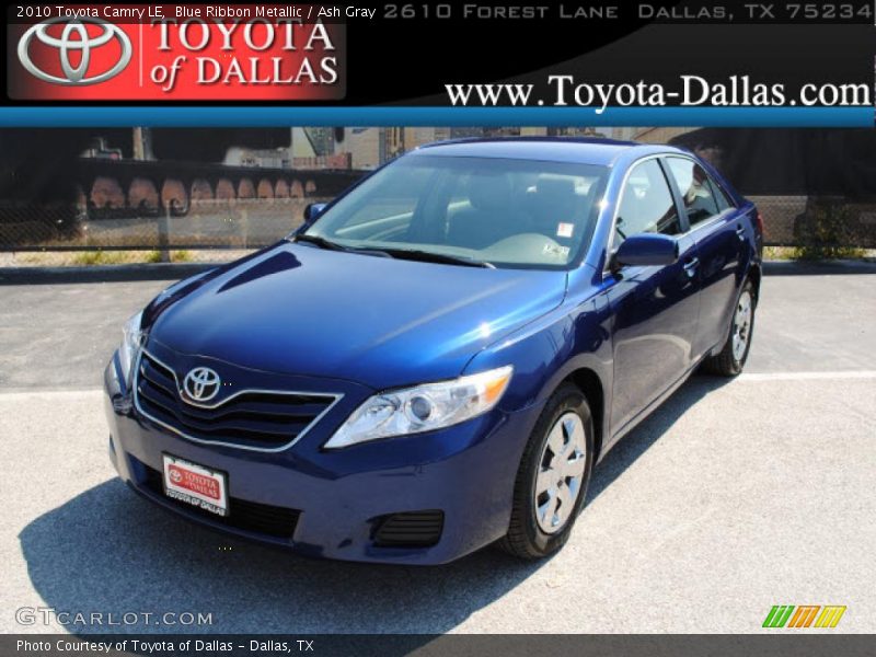 Blue Ribbon Metallic / Ash Gray 2010 Toyota Camry LE