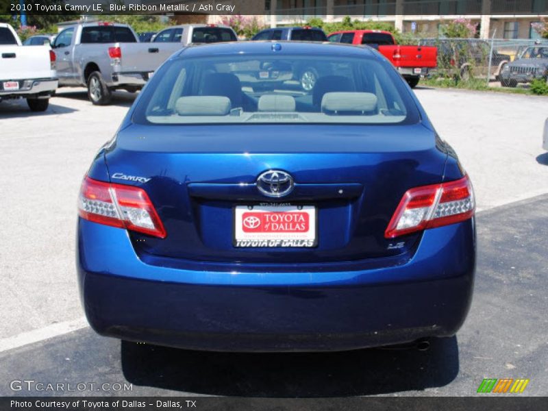 Blue Ribbon Metallic / Ash Gray 2010 Toyota Camry LE