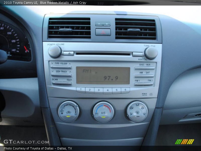 Blue Ribbon Metallic / Ash Gray 2010 Toyota Camry LE