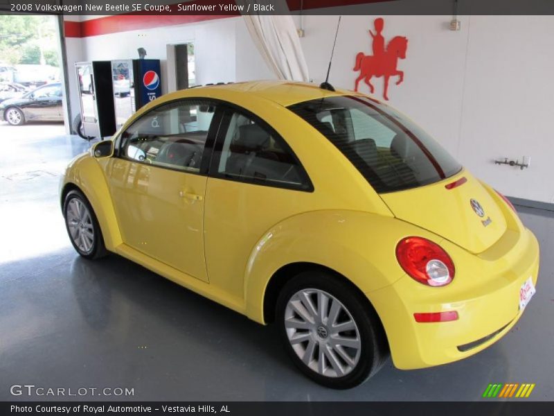 Sunflower Yellow / Black 2008 Volkswagen New Beetle SE Coupe