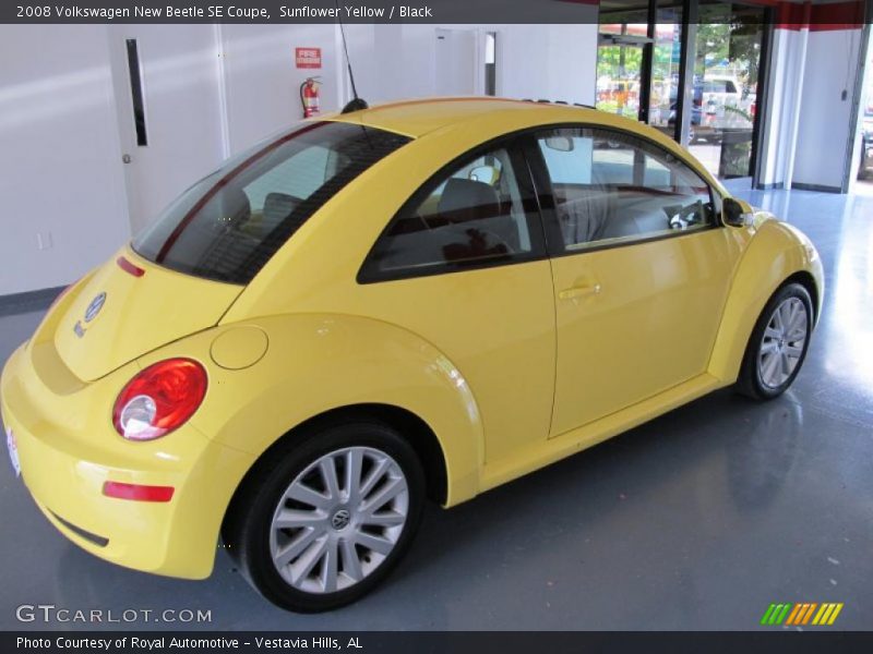 Sunflower Yellow / Black 2008 Volkswagen New Beetle SE Coupe