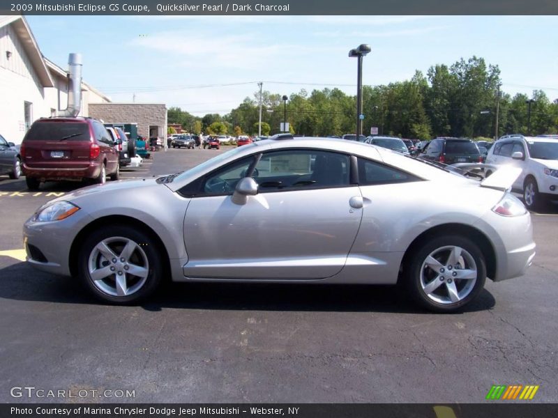 Quicksilver Pearl / Dark Charcoal 2009 Mitsubishi Eclipse GS Coupe