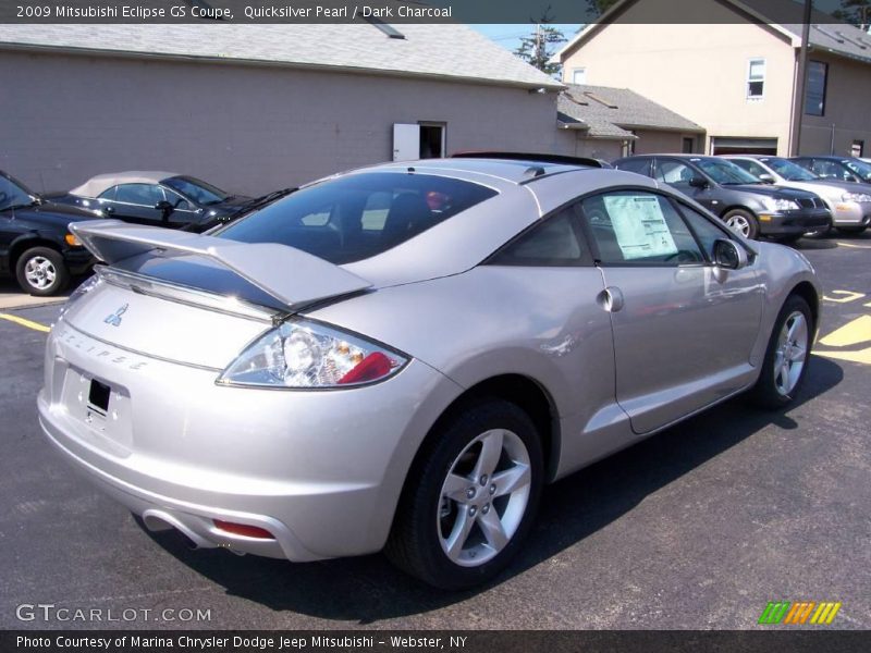 Quicksilver Pearl / Dark Charcoal 2009 Mitsubishi Eclipse GS Coupe