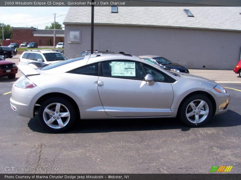 Quicksilver Pearl / Dark Charcoal 2009 Mitsubishi Eclipse GS Coupe