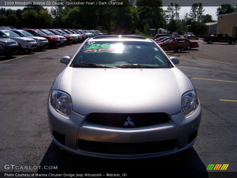 Quicksilver Pearl / Dark Charcoal 2009 Mitsubishi Eclipse GS Coupe