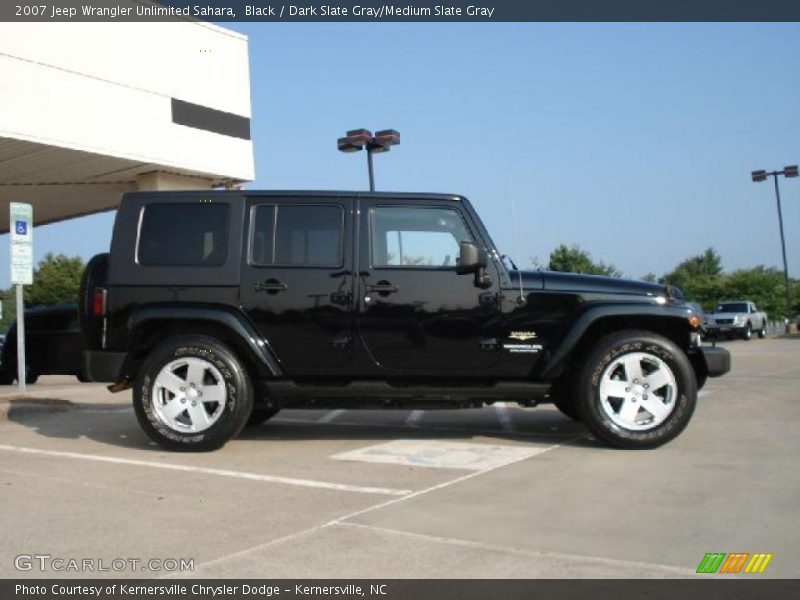 Black / Dark Slate Gray/Medium Slate Gray 2007 Jeep Wrangler Unlimited Sahara