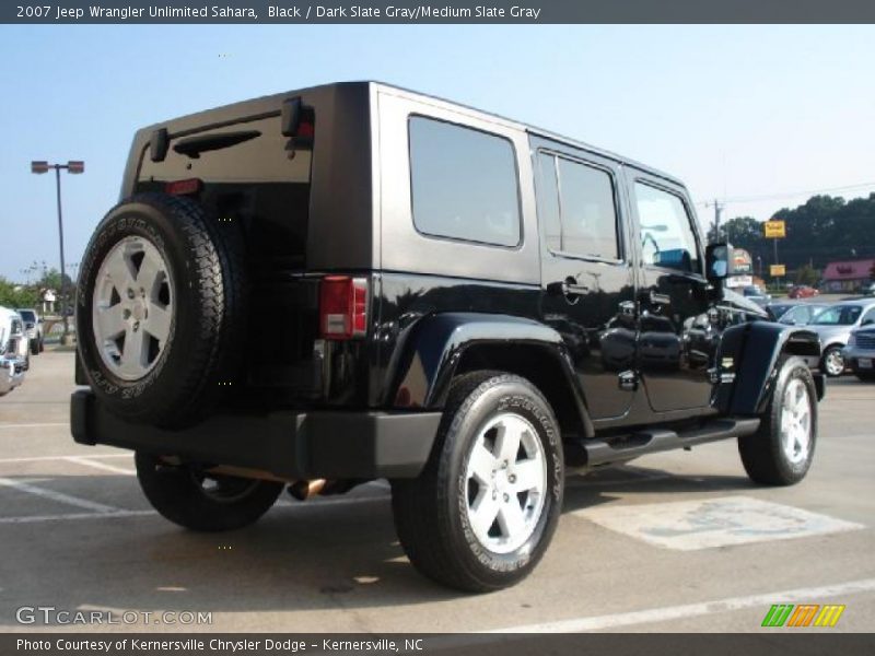 Black / Dark Slate Gray/Medium Slate Gray 2007 Jeep Wrangler Unlimited Sahara