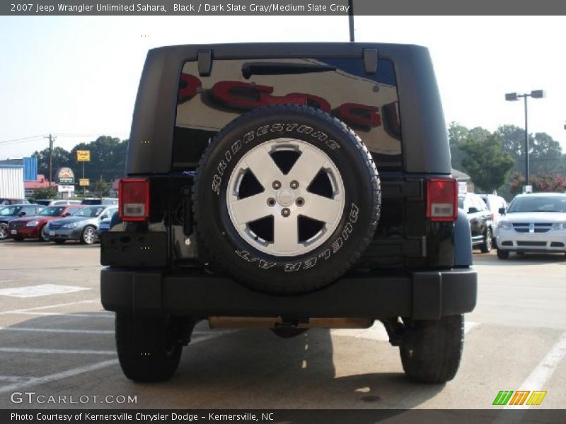 Black / Dark Slate Gray/Medium Slate Gray 2007 Jeep Wrangler Unlimited Sahara