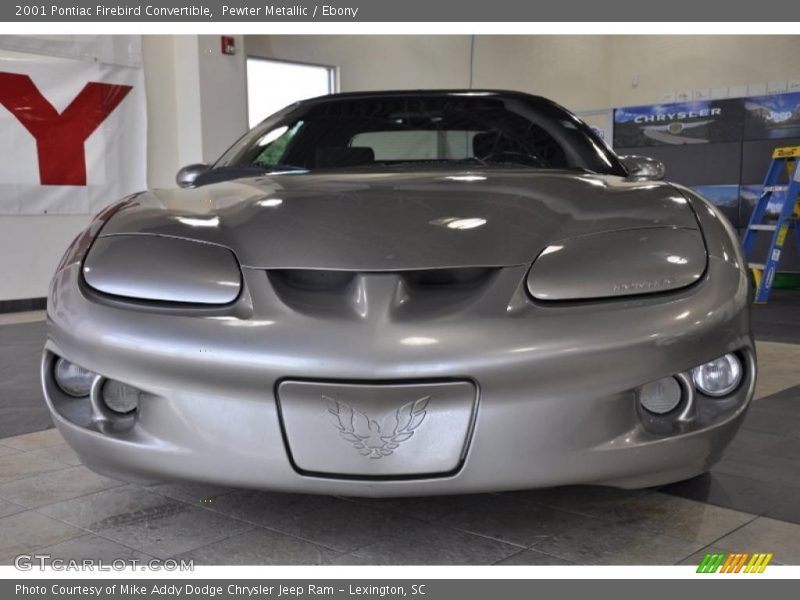 Pewter Metallic / Ebony 2001 Pontiac Firebird Convertible