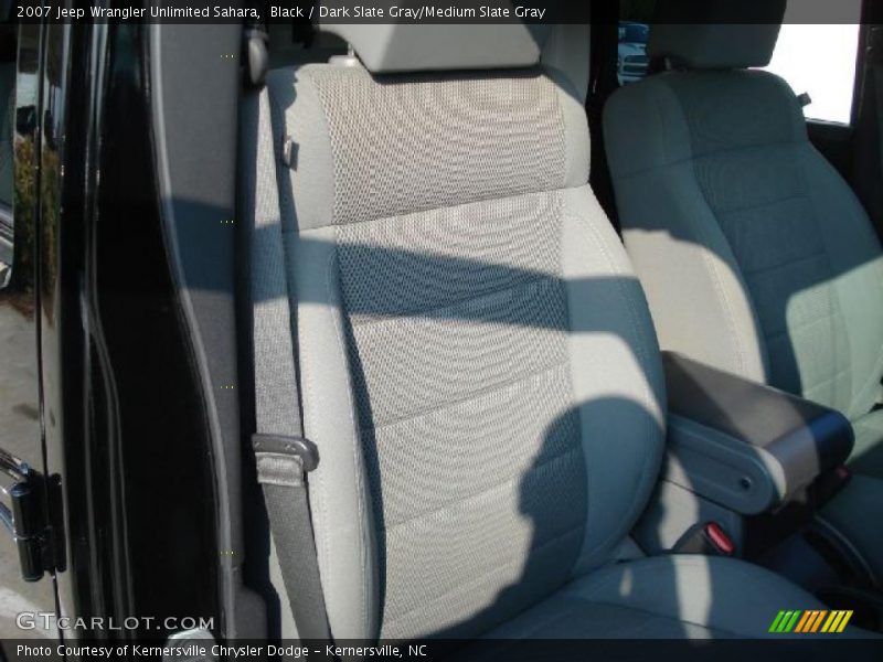 Black / Dark Slate Gray/Medium Slate Gray 2007 Jeep Wrangler Unlimited Sahara