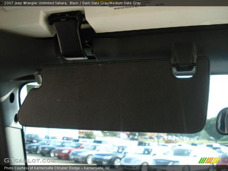 Black / Dark Slate Gray/Medium Slate Gray 2007 Jeep Wrangler Unlimited Sahara