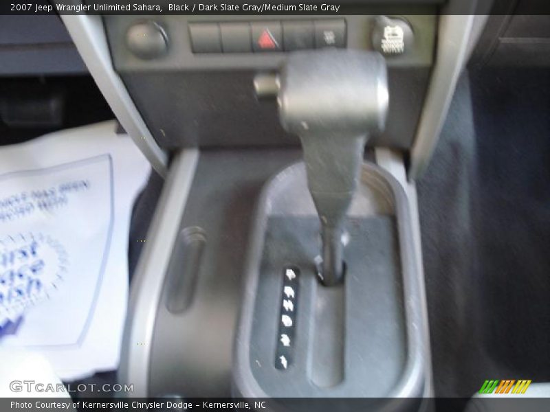 Black / Dark Slate Gray/Medium Slate Gray 2007 Jeep Wrangler Unlimited Sahara
