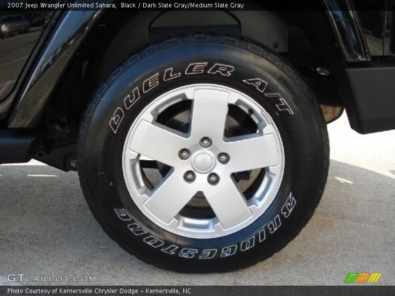 Black / Dark Slate Gray/Medium Slate Gray 2007 Jeep Wrangler Unlimited Sahara