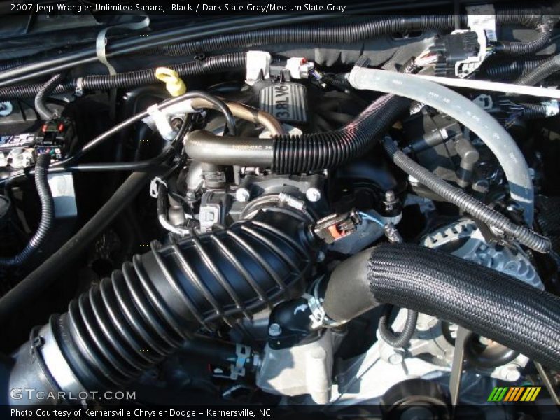 Black / Dark Slate Gray/Medium Slate Gray 2007 Jeep Wrangler Unlimited Sahara