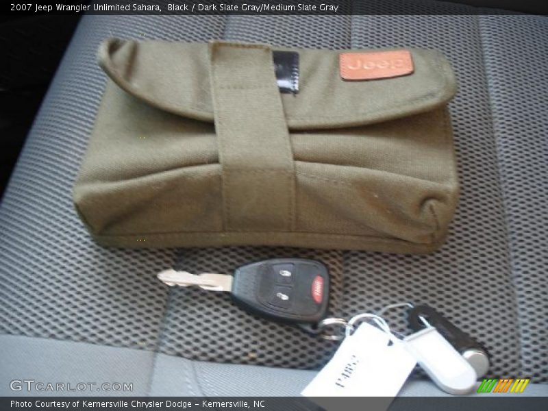 Black / Dark Slate Gray/Medium Slate Gray 2007 Jeep Wrangler Unlimited Sahara