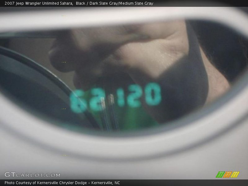 Black / Dark Slate Gray/Medium Slate Gray 2007 Jeep Wrangler Unlimited Sahara