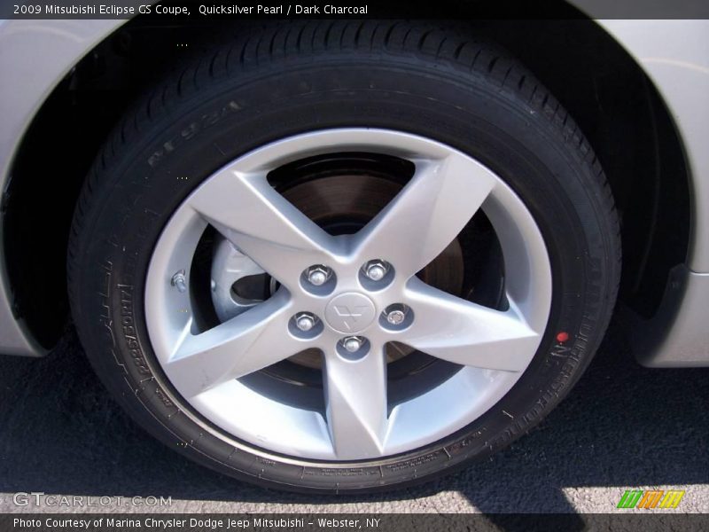 Quicksilver Pearl / Dark Charcoal 2009 Mitsubishi Eclipse GS Coupe