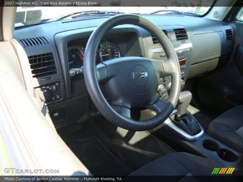 Slate Blue Metallic / Ebony Black 2007 Hummer H3