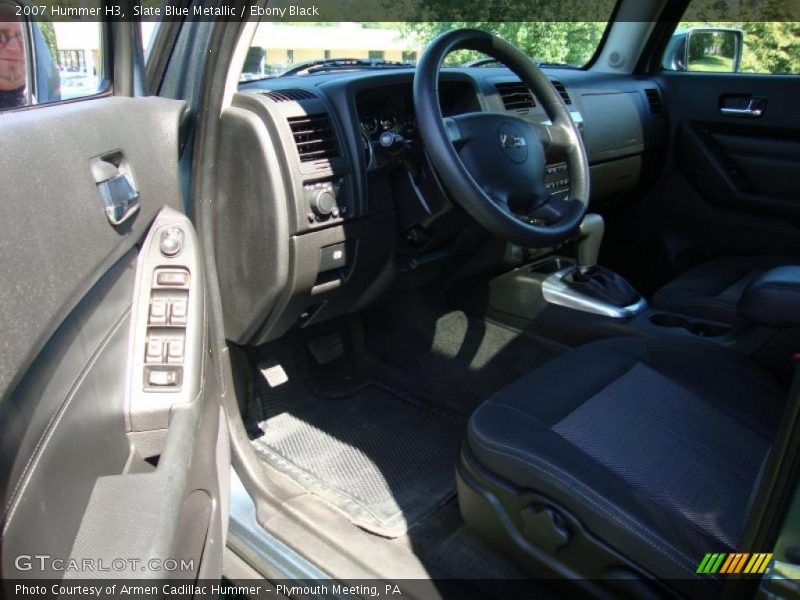 Slate Blue Metallic / Ebony Black 2007 Hummer H3