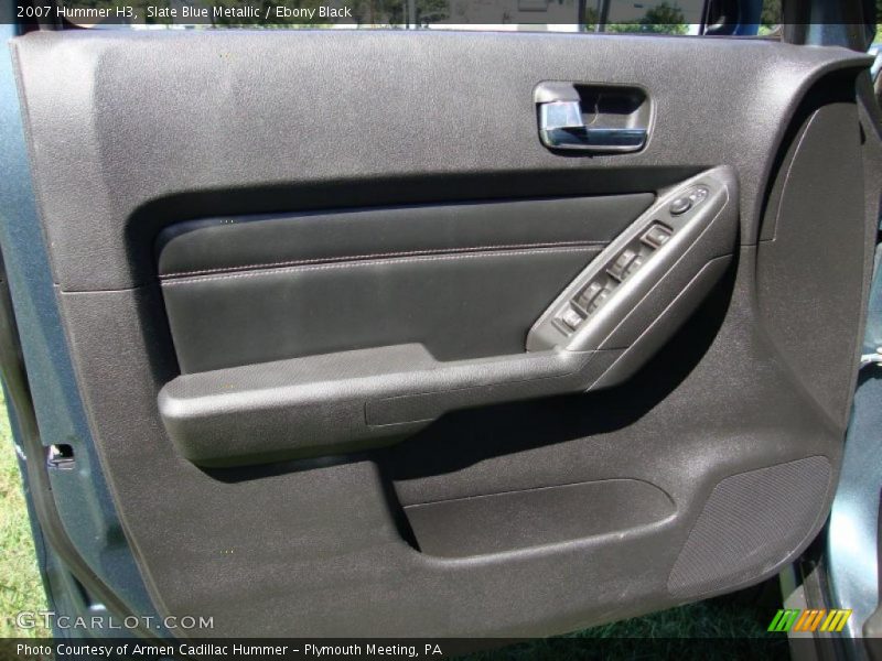 Slate Blue Metallic / Ebony Black 2007 Hummer H3
