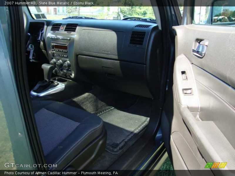 Slate Blue Metallic / Ebony Black 2007 Hummer H3