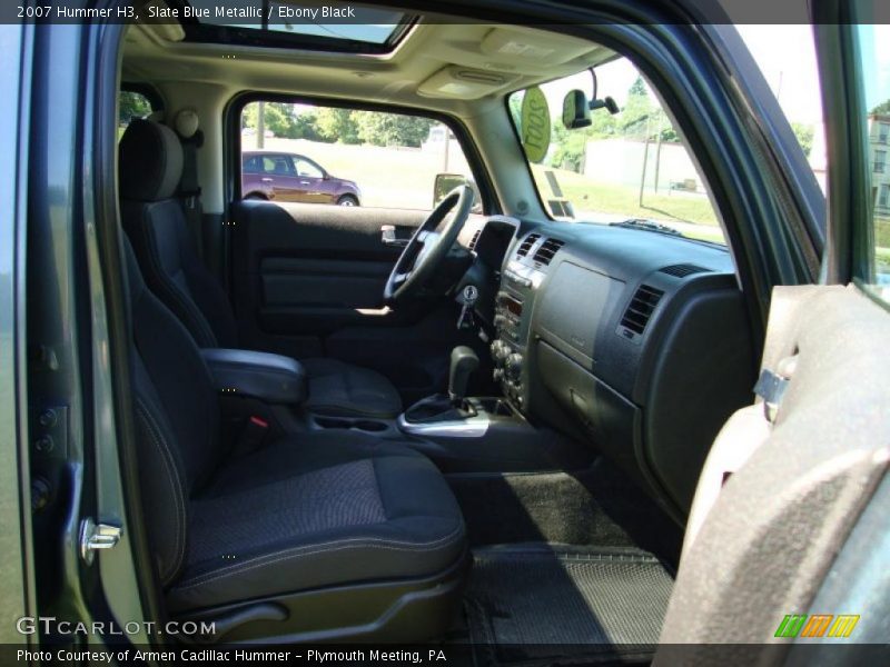 Slate Blue Metallic / Ebony Black 2007 Hummer H3
