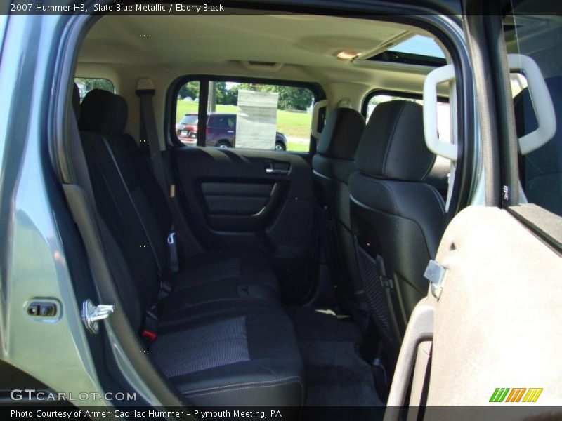 Slate Blue Metallic / Ebony Black 2007 Hummer H3