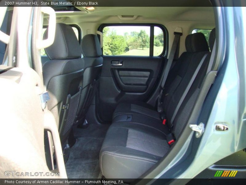 Slate Blue Metallic / Ebony Black 2007 Hummer H3