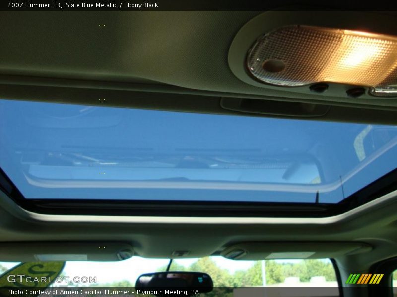 Slate Blue Metallic / Ebony Black 2007 Hummer H3