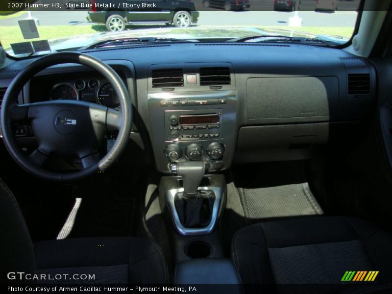 Slate Blue Metallic / Ebony Black 2007 Hummer H3