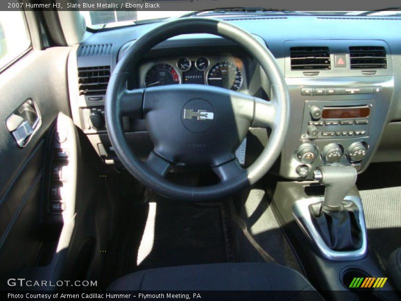 Slate Blue Metallic / Ebony Black 2007 Hummer H3