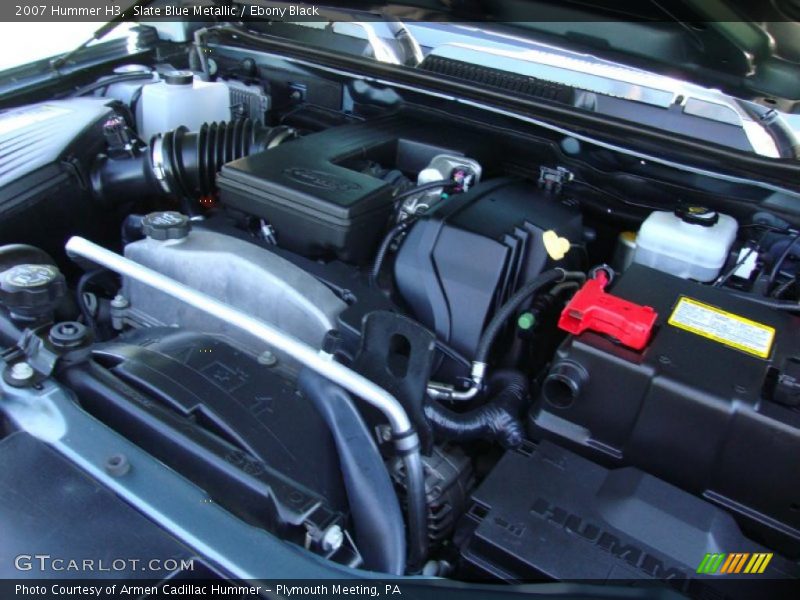 Slate Blue Metallic / Ebony Black 2007 Hummer H3