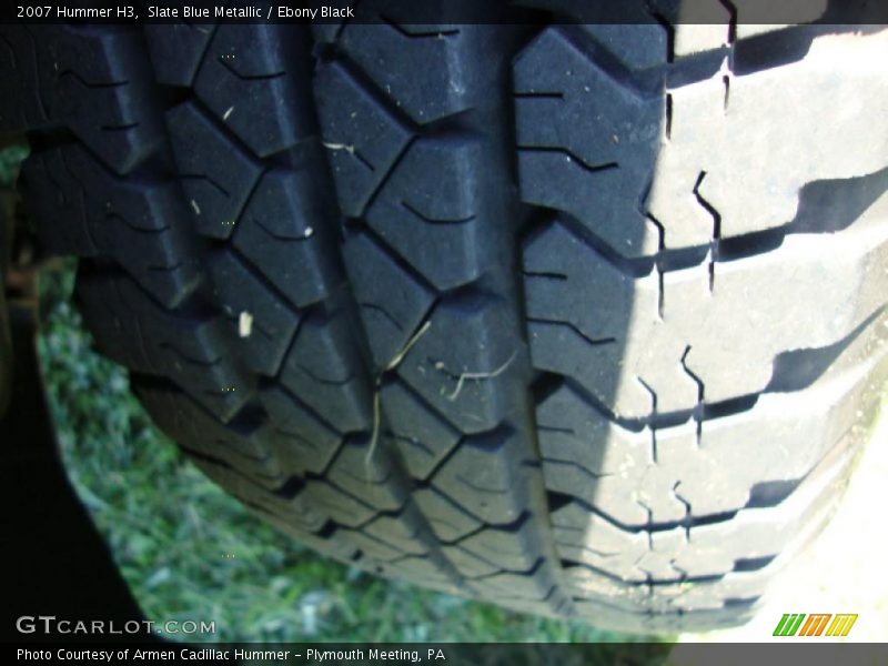 Slate Blue Metallic / Ebony Black 2007 Hummer H3