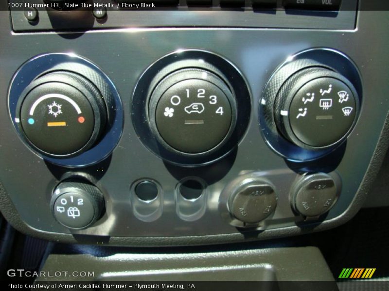 Slate Blue Metallic / Ebony Black 2007 Hummer H3