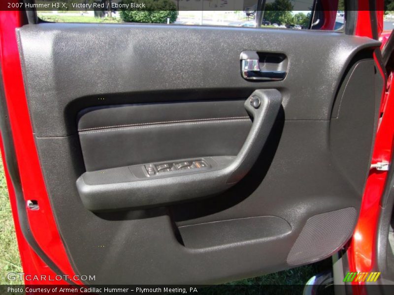 Victory Red / Ebony Black 2007 Hummer H3 X