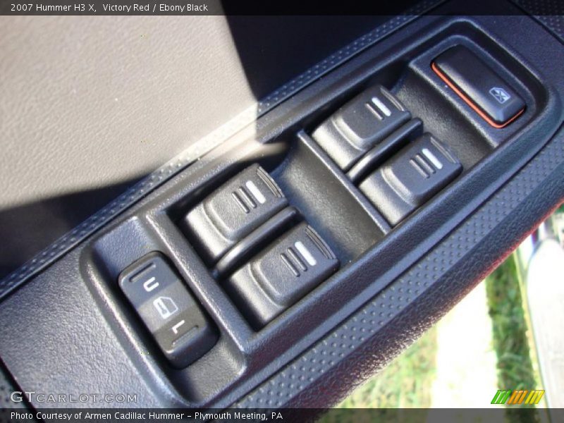 Victory Red / Ebony Black 2007 Hummer H3 X