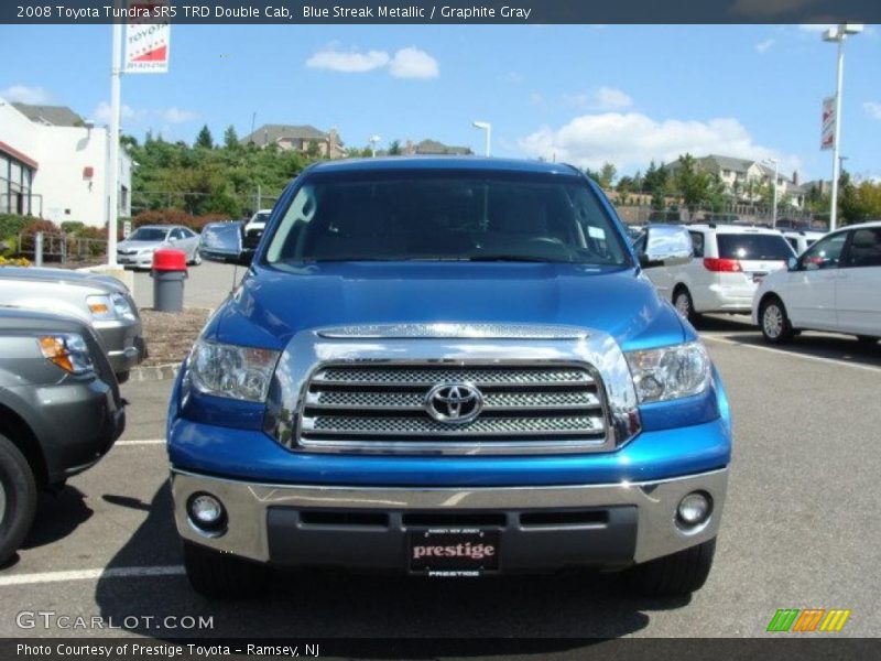 Blue Streak Metallic / Graphite Gray 2008 Toyota Tundra SR5 TRD Double Cab