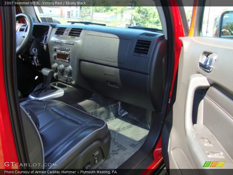 Victory Red / Ebony Black 2007 Hummer H3 X