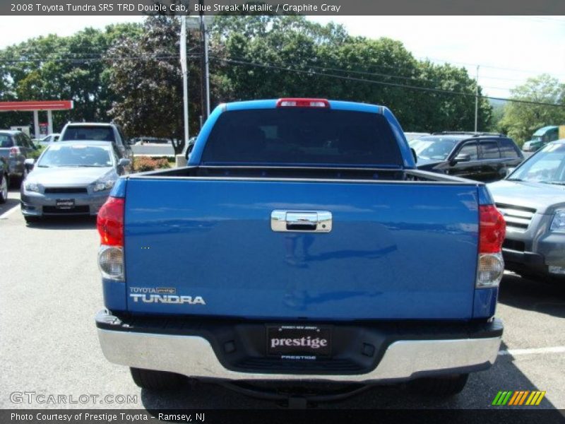 Blue Streak Metallic / Graphite Gray 2008 Toyota Tundra SR5 TRD Double Cab