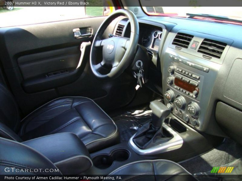 Victory Red / Ebony Black 2007 Hummer H3 X