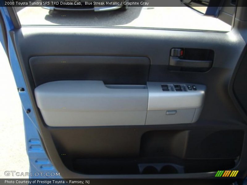Blue Streak Metallic / Graphite Gray 2008 Toyota Tundra SR5 TRD Double Cab