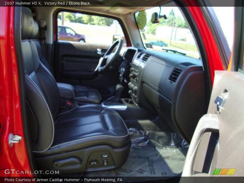 Victory Red / Ebony Black 2007 Hummer H3 X