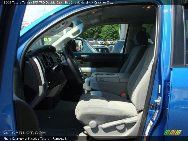 Blue Streak Metallic / Graphite Gray 2008 Toyota Tundra SR5 TRD Double Cab