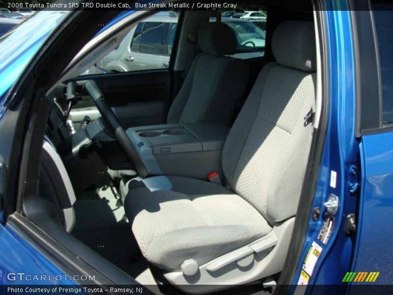 Blue Streak Metallic / Graphite Gray 2008 Toyota Tundra SR5 TRD Double Cab