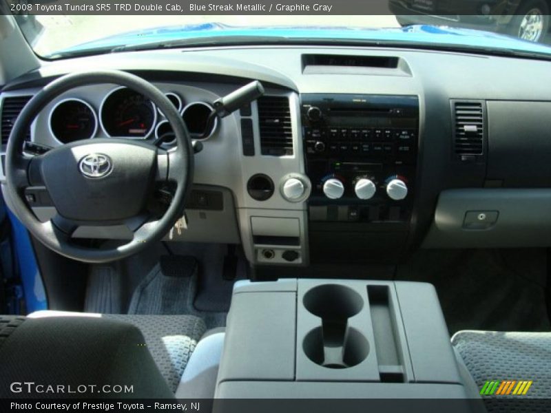 Blue Streak Metallic / Graphite Gray 2008 Toyota Tundra SR5 TRD Double Cab