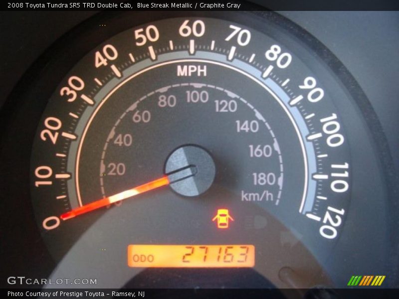 Blue Streak Metallic / Graphite Gray 2008 Toyota Tundra SR5 TRD Double Cab