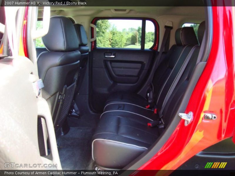 Victory Red / Ebony Black 2007 Hummer H3 X