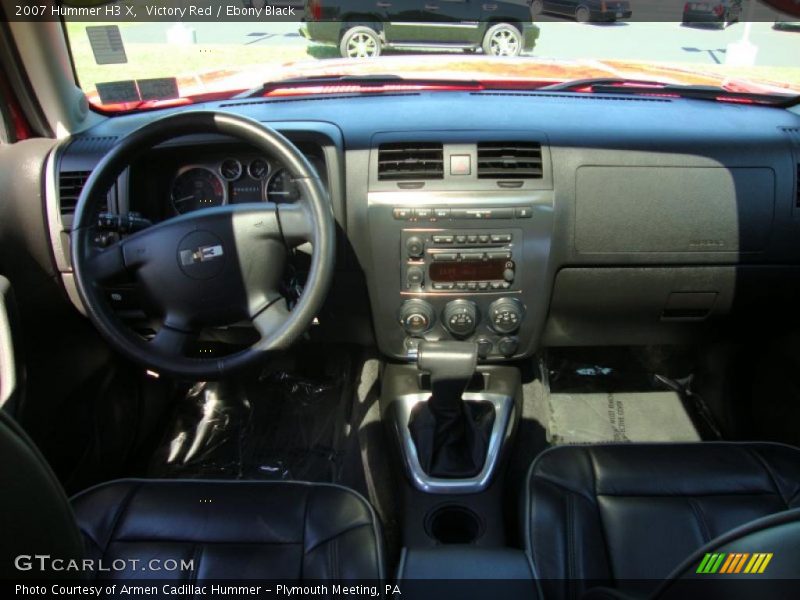 Victory Red / Ebony Black 2007 Hummer H3 X