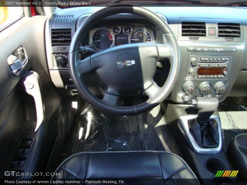 Victory Red / Ebony Black 2007 Hummer H3 X